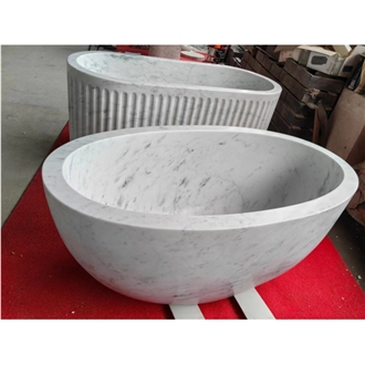 Carrara Marble Bathtub