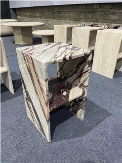 HRST Custom Calacatta Viola Furniture For Wholesale