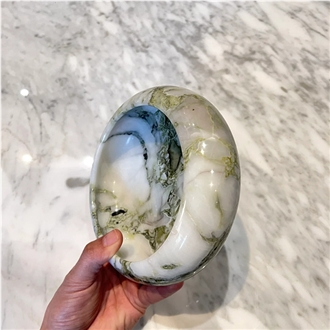 Hrst Round Marble Ashtray
