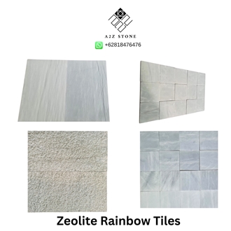 Ocean Wave Rainbow Zeolite Tiles
