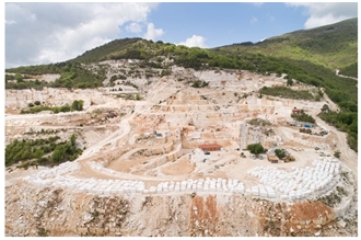 Bianco V Marble Quarry