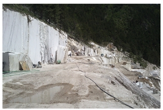 Bianco Venatino Marble Quarry
