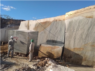 White Candelarius Quartzite Quarry