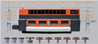 YSXM 6+4 Stone Skirting Edge Profiling Chamfer Machine from China