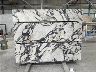 Calacatta Viola Marble Vanity Top Bathroom Cabinet Unit