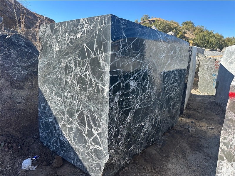 Verde Levanto Green Marble Blocks