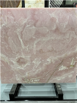 Afghan Pink Onyx Slabs For Hotel And House Design