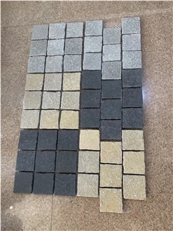 Different Color Granite Cobble Stone