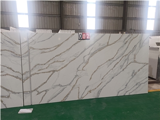 AST 5066 Calacatta Fendy Quartz Slabs