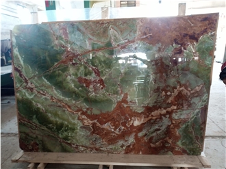 Dark Green Onyx Slabs