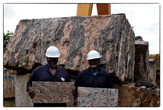 African Multicolor Granite Blocks