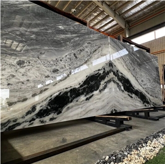 River Grey Marble Slabs