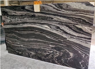 Mercury Black Marble Slabs