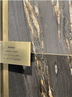 Kuroca Quartzite Satin And Polished Slabs