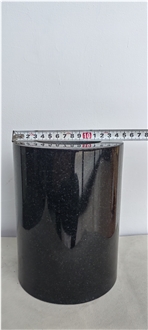 Black Granite Memorial Flower Vase Monumental Vase
