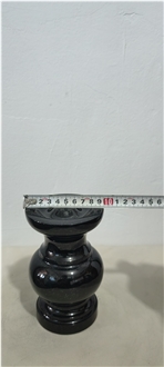 Black Granite Monumental Vase-1