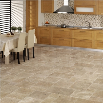Walnut Travertine Pattern Set Tiles