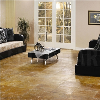 Yellow Gold Travertine Tiles