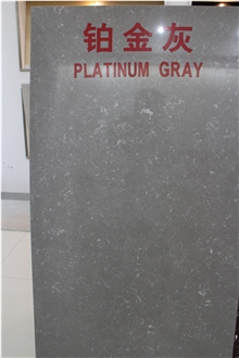 Beautiful Platinum Grey Artificial Stone Slabs