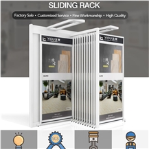 Ceramic Tile Horizontal Sliding Rack