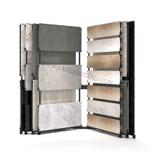 Page Turning Metal Display Rack For Mosaic Stone Sample