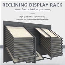 Tile Horizontal Sliding Rack, Timber Display Case