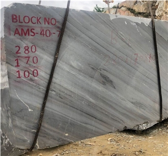 Blue Sand Marble - Bruno White Marble Blocks