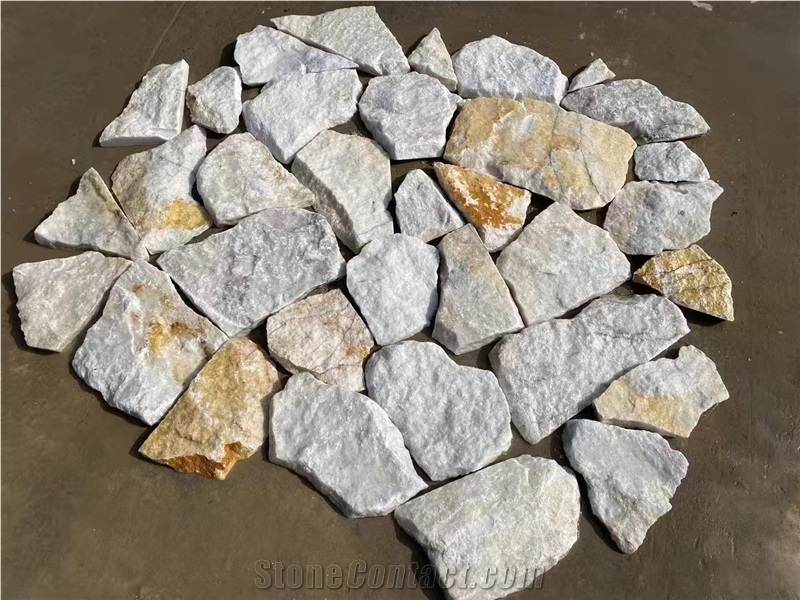 Snow white quartzite wall cladding prices stonecontact
