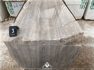 Silver Travertine Blocks, Kashan Silver Travertine Blocks
