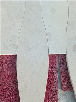 Shell Limestone Pattern Floor Tile