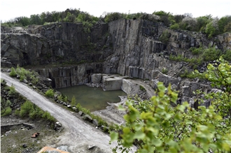 Bla Roenne Granite Bornholm Quarry