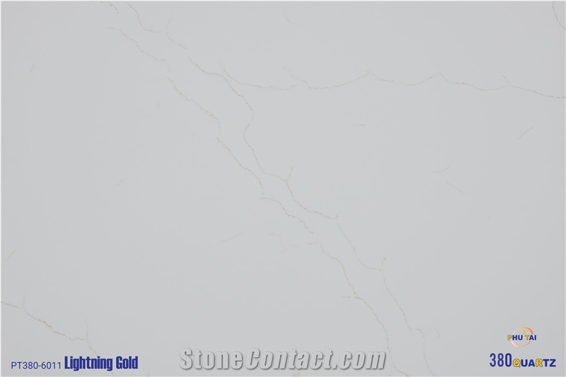 Lightning Gold Quartz Slabs from Viet Nam