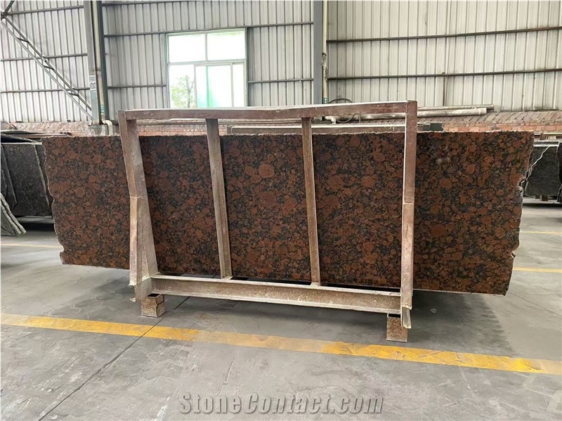Finland Carmen Red Granite Slab  Floor Tile