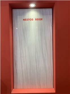 Nestos Beige Marble Slabs