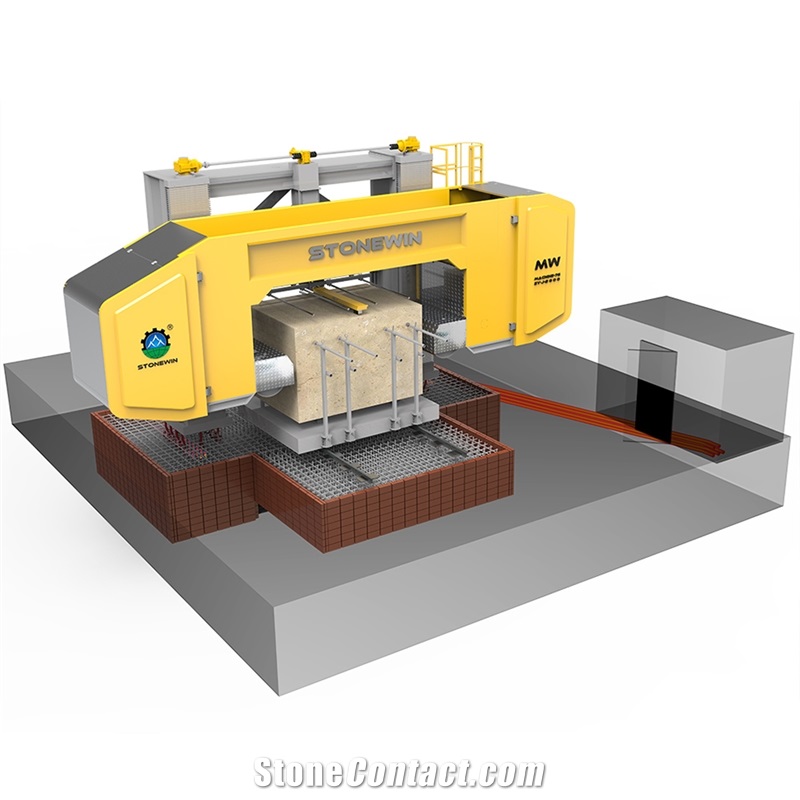 Multi-Wire Saw Machine For Granite And Marble Blocks Sawing