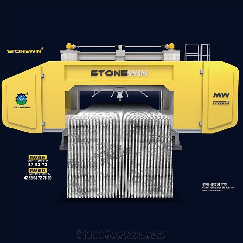 Multi-Wire Saw Machine For Granite And Marble Blocks Sawing