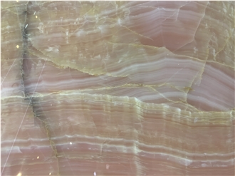 Pink Onyx Polished Slabs