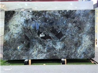 Emerald Blue Granite Slabs Galactic Volga Irina Wall Tile