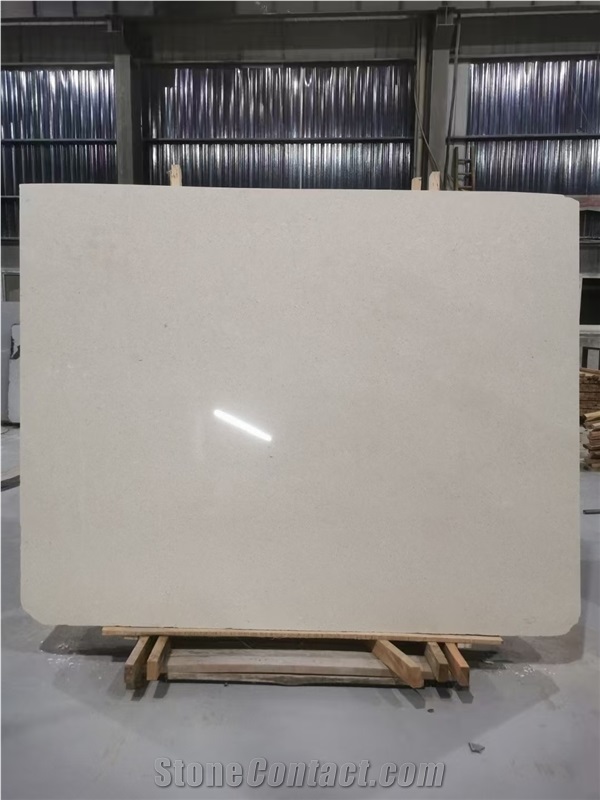 White Sand Cream Limestone Slabs