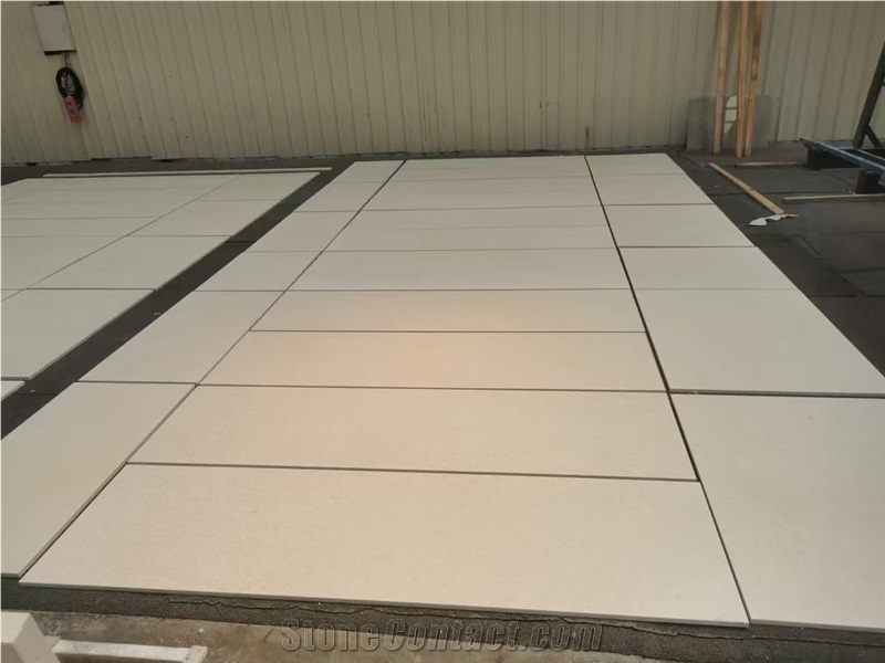 White Sand Cream Limestone Slabs