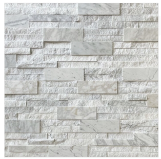 Batu ZF1057PN White Marble Wall Cladding Veneer
