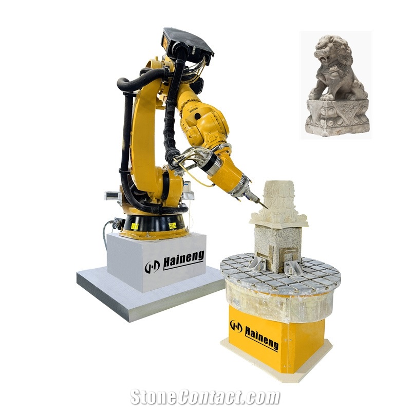 彫金レリーフ Automatic 3D 7 Axis CNC Sculpture Stone Engraving Machine