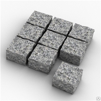 Grey Granite Cobble Stone-Split Finish