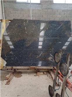 Galaxy Black Polished Marble Slabs
