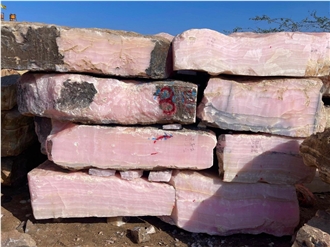 Afghanistan Pink Onyx Blocks