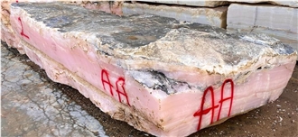 Pink Onyx Quarry Blocks