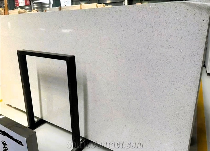 Sparkle White Quartz Slabs