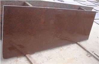 Coral Red Granite Slabs