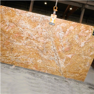 Imperial Gold Granite Slabs, Floor Tile