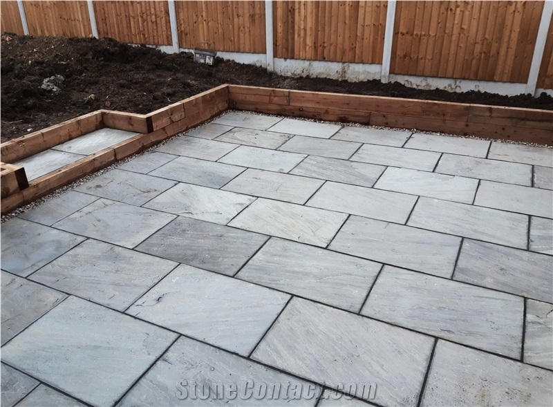 Kandla Grey Sandstones Floor Tile Sun Granite
